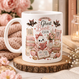 Café Caneca Personalizada de Halloween do Clube do Livr
