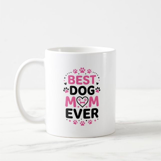 Café Caneca Personalizada de Mãe de Cachorro - Foto Per (Esquerda)
