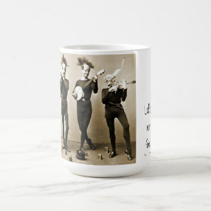 Café Caneca Personalizada de Músicos Loucos