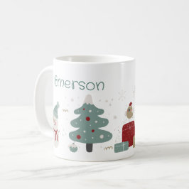 Café Caneca Personalizada de Natal da Criança