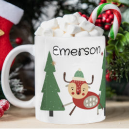 Café Caneca Personalizada de Natal da Criança