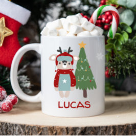Café Caneca Personalizada de Natal da Criança