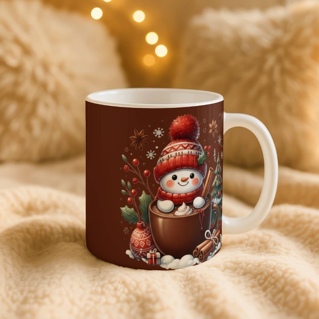 Café Caneca Personalizada de Papai Noel - Presente com  (Criador carregado)