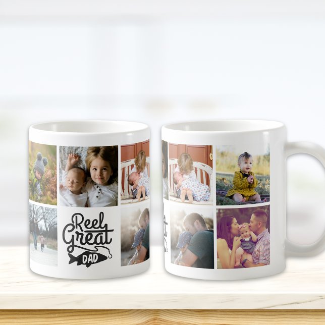 Café Caneca Personalizada de Pesca do Pai (Criador carregado)