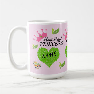 Café Caneca Personalizada de Princesa Vegana - Caneca v
