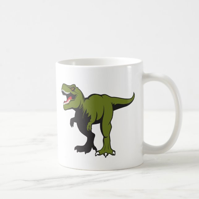 Café Caneca personalizada de T-Rex (Direita)