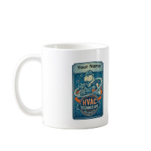 Caneca Personalizada de Técnico de HVAC Urso Polar