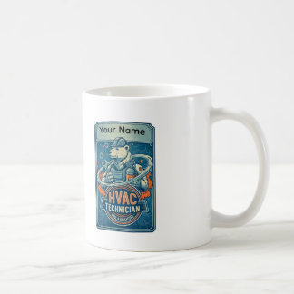 Café Caneca Personalizada de Técnico de HVAC Urso Polar