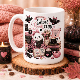 Café Caneca Personalizada do Clube do Livro Fantasma de