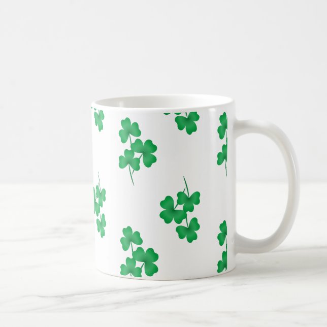 Café Caneca personalizada do Dia de São Patrício com tr (Direita)