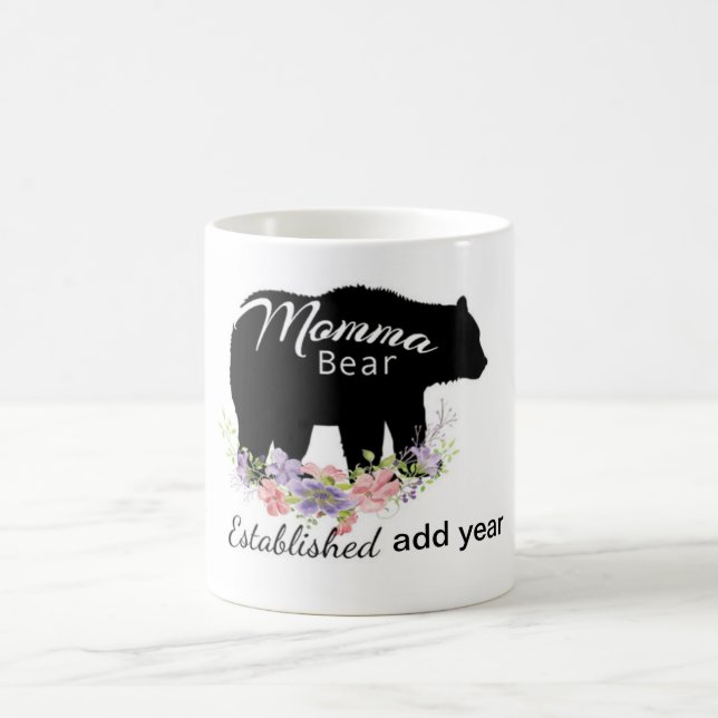 Café Caneca personalizada do urso de Momma (Centro)