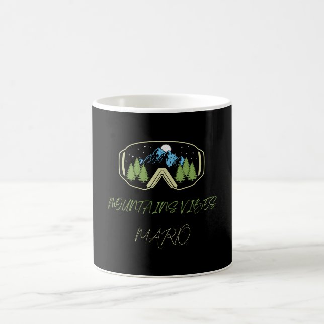Café caneca personalizada incrível de esqui (Centro)