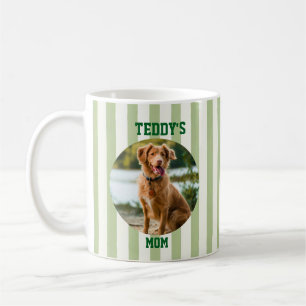 Café Caneca Personalizada Mãe de Cachorro Listrada Sage