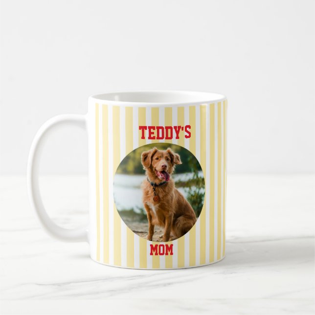 Café Caneca Personalizada Mãe de Cachorro Listras Amare (Esquerda)