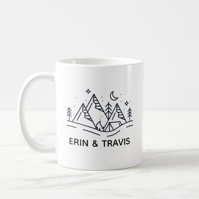 Café Caneca Personalizada para Casal, Ideia de Presente (Esquerda)