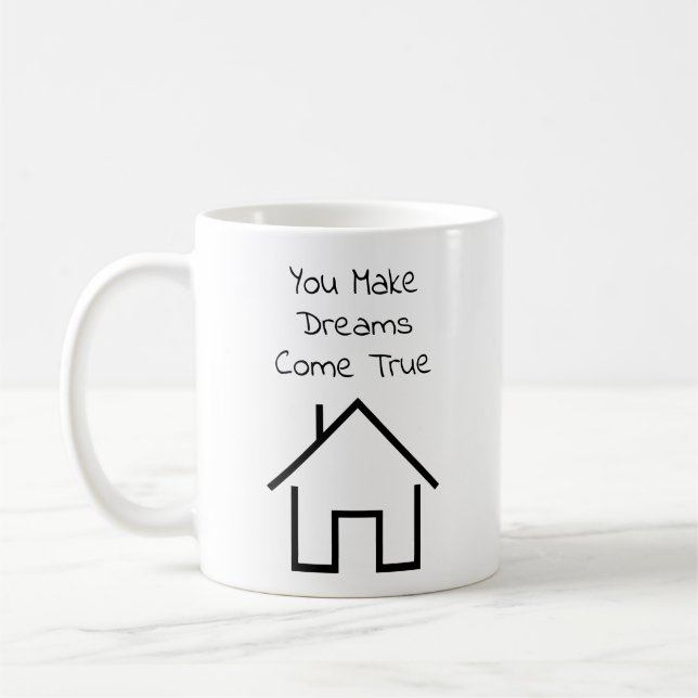 Café Caneca Personalizada para Corretor de Imóveis Pres (Esquerda)