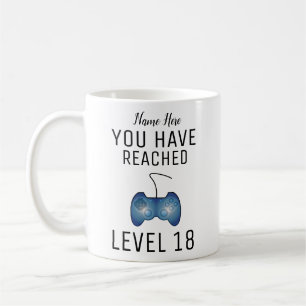 Café Caneca Personalizada para Jogador, Presente de 18º