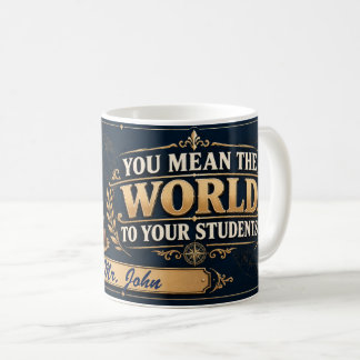Café Caneca Personalizada para Professor de Geografia,