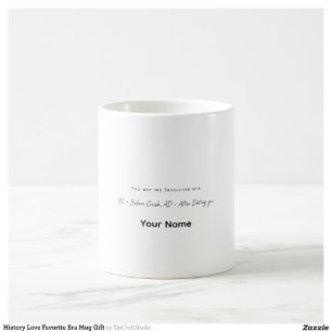 Café Caneca Personalizada para Professor de História Di