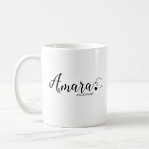 Café Caneca Personalizada, Presente de Dama de Honra