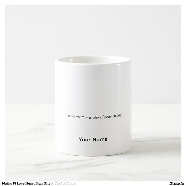 Café Caneca Personalizada Presente de Matemática Divert (Criador carregado)