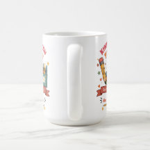 Caneca Personalizada Retro para Professora de Jard