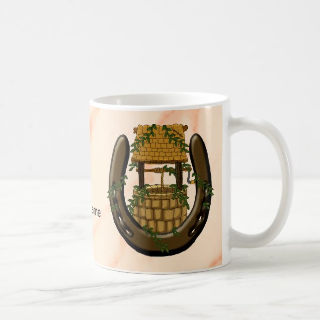 Café caneca Poço de Desejos Ferradura Amish (Direita)
