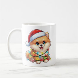 Café Caneca Pomeraniana de Natal Bonita