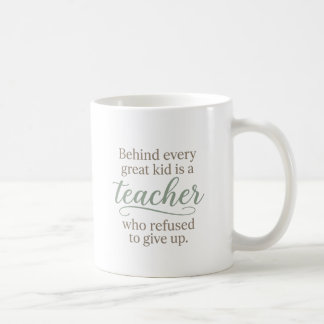 Café Caneca 'Por trás de todo grande garoto há um profe