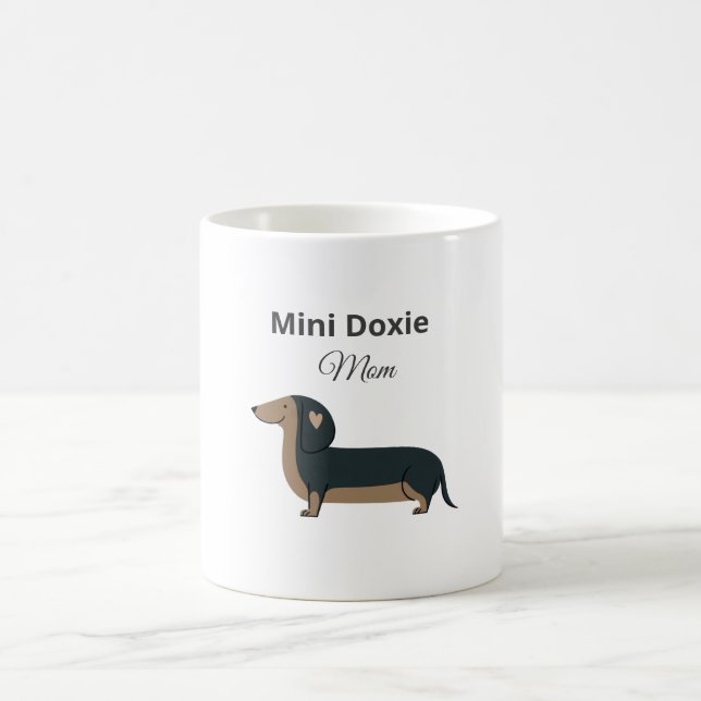 Café Caneca Presente para Papai de Dachshund Miniatura (Centro)