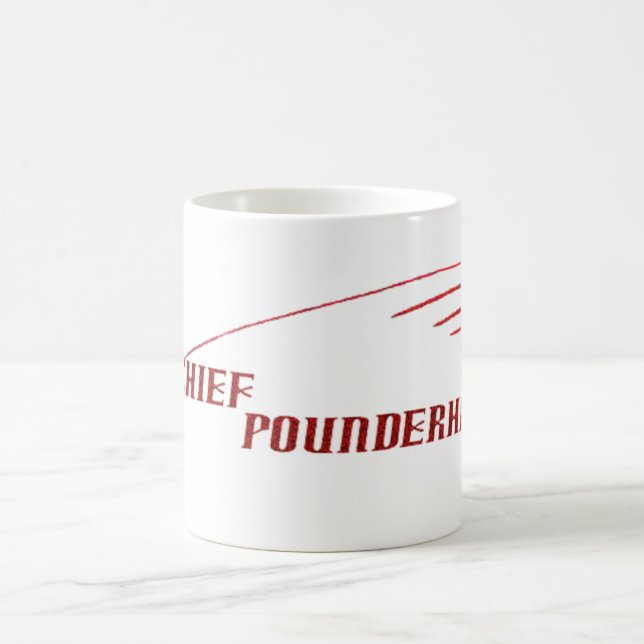 Café Caneca principal do logotipo de Pounderhard (Centro)