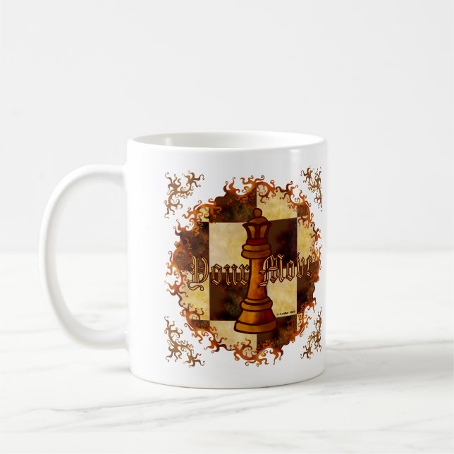 Café Caneca Rainha de Xadrez (Esquerda)