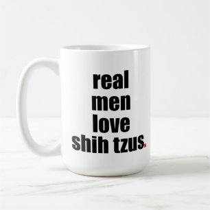 Café Caneca real de Shih Tzus do amor dos homens