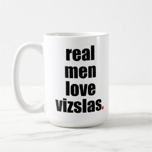Café Caneca real de Vizslas do amor dos homens