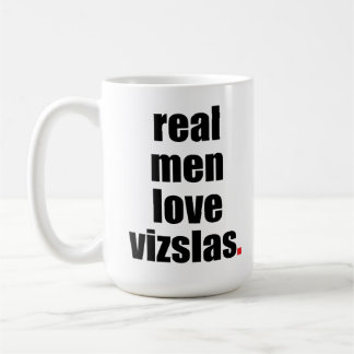 Café Caneca real de Vizslas do amor dos homens