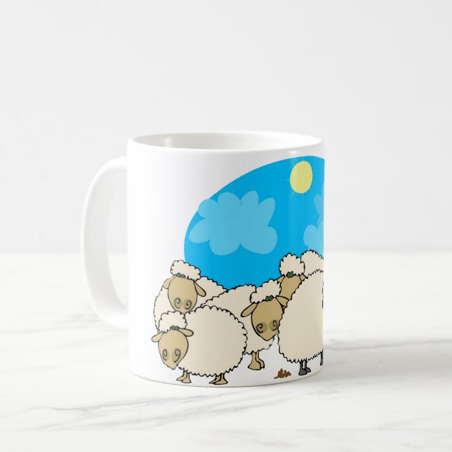 Café Caneca Rebanho de Ovelhas (Frente Esquerda)