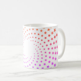 Café Caneca - Redemoinhos de Estrelas Coloridas do Arco