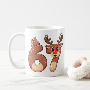 Café Caneca Rena de Natal Meme 67