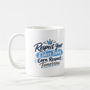 Café Caneca Respeite seus Anciãos Caneca de Presente