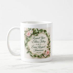 Café Caneca Respeite seus Anciãos Caneca de Presente