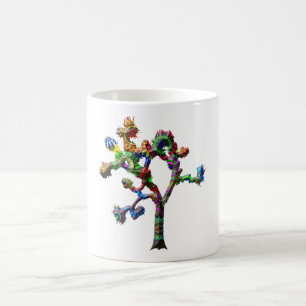 Café Caneca retro da árvore de Joshua