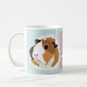 Café Caneca retro de "Elsie" da cobaia