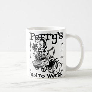 Café Caneca retro do Werks de Perry