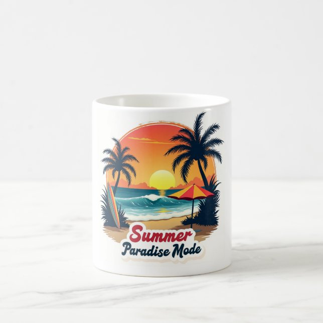 Café Caneca Retro Praia Modo Paraíso de Verão (Centro)
