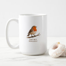 Caneca Robin Coffee - Presente de Pássaro Resilien