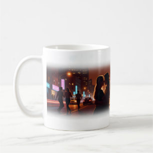 Café Caneca Romance Noturno Urbano e Dança de Rua