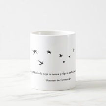Caneca Simone de Beuavoir - Liberdade