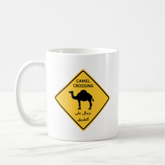 Café Caneca Sinal de Travessia de Camelo Árabe