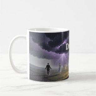 Café Caneca Sonhos Entre Nuvens de Tempestade e Luz