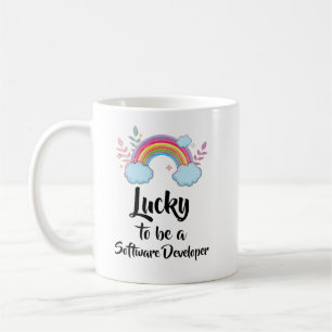 Café Caneca Sortudo Por Ser Desenvolvedor De Software